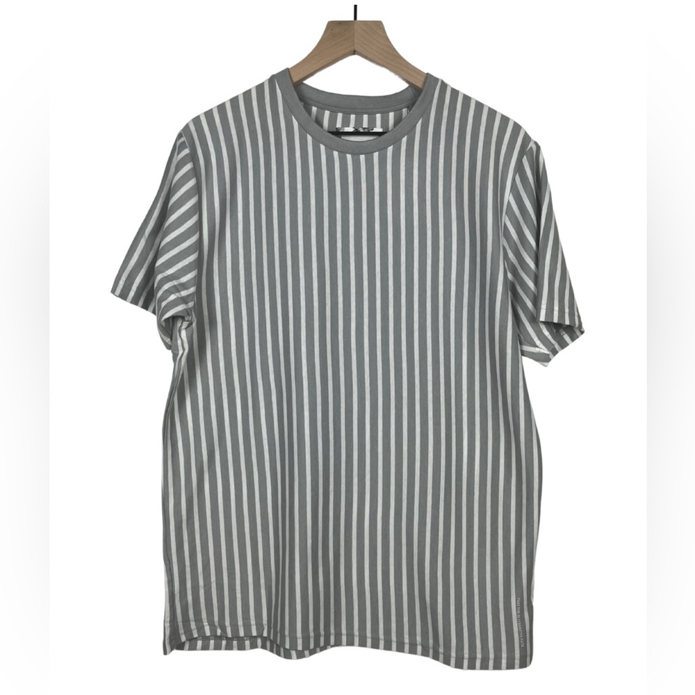 Denim & Flower Grey & White shirt